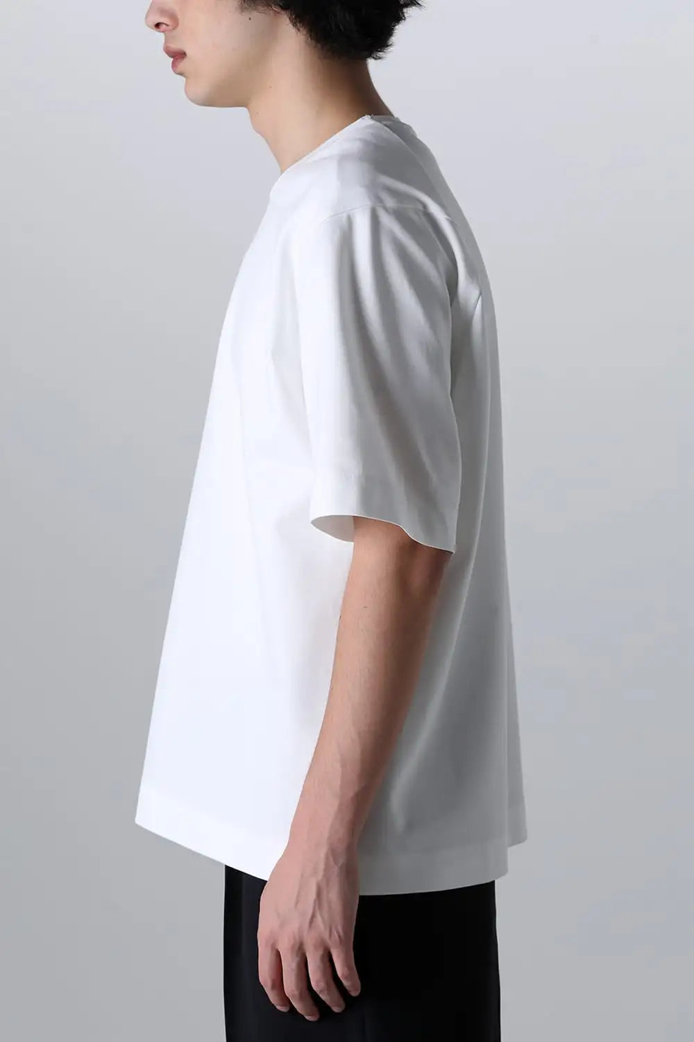 ショートスリーブTシャツ White × White cord