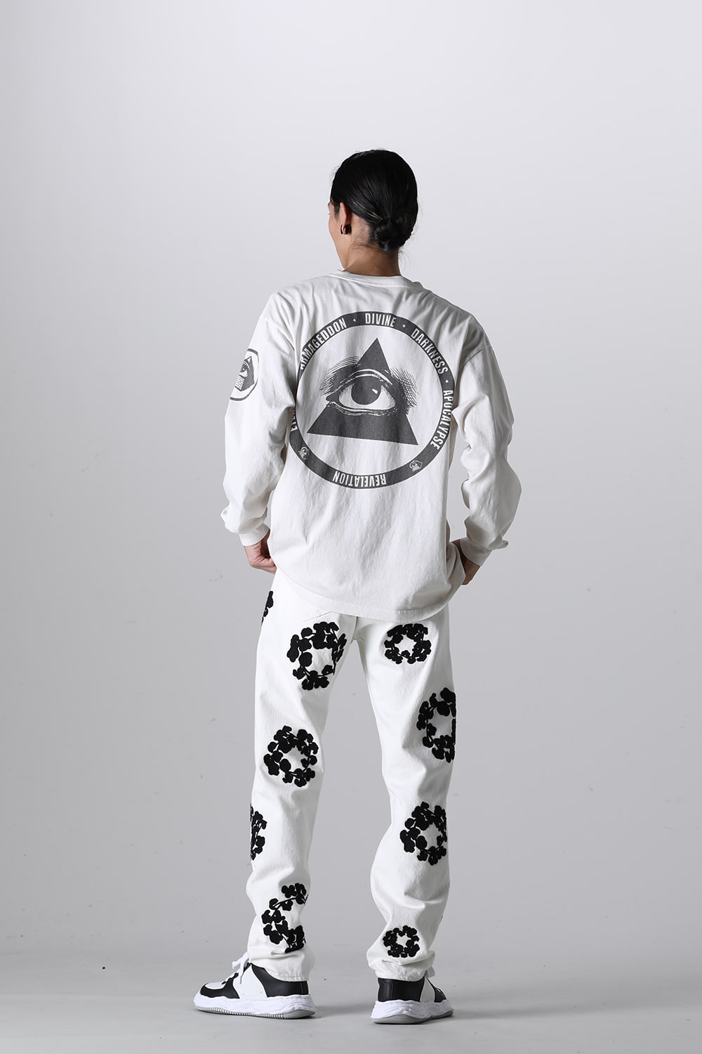 KOSUKE KAWAMURA × ©SAINT M×××××× COMPLICATED Long sleeve T-shirt