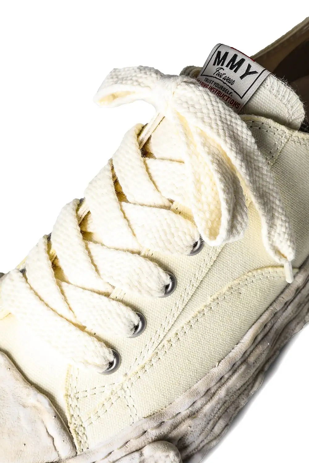 PETERSON 23 canvas garment dye Low-Top sneakers White