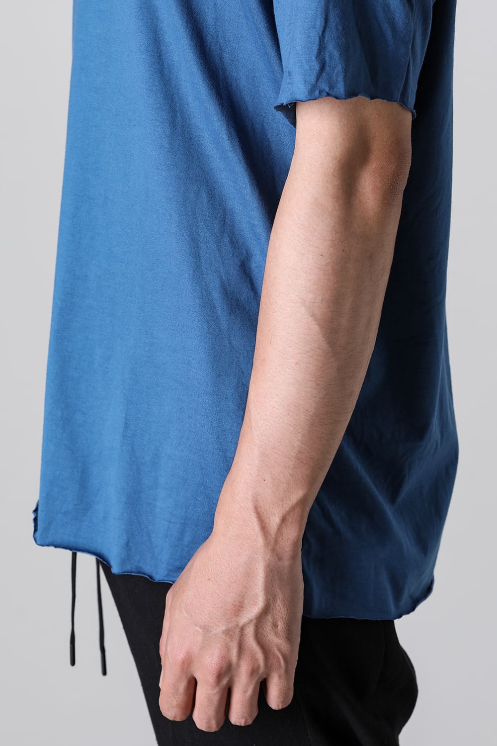 Sea Island cotton Short Sleeve T-shirt Blue