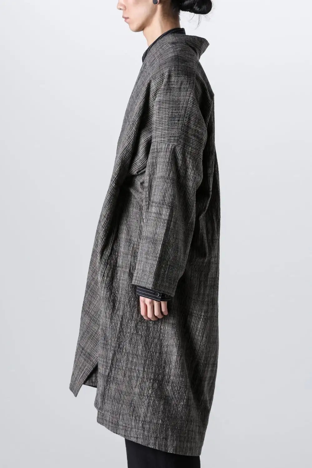 KIMONO#14 Cotton Cloth Vintage Striped