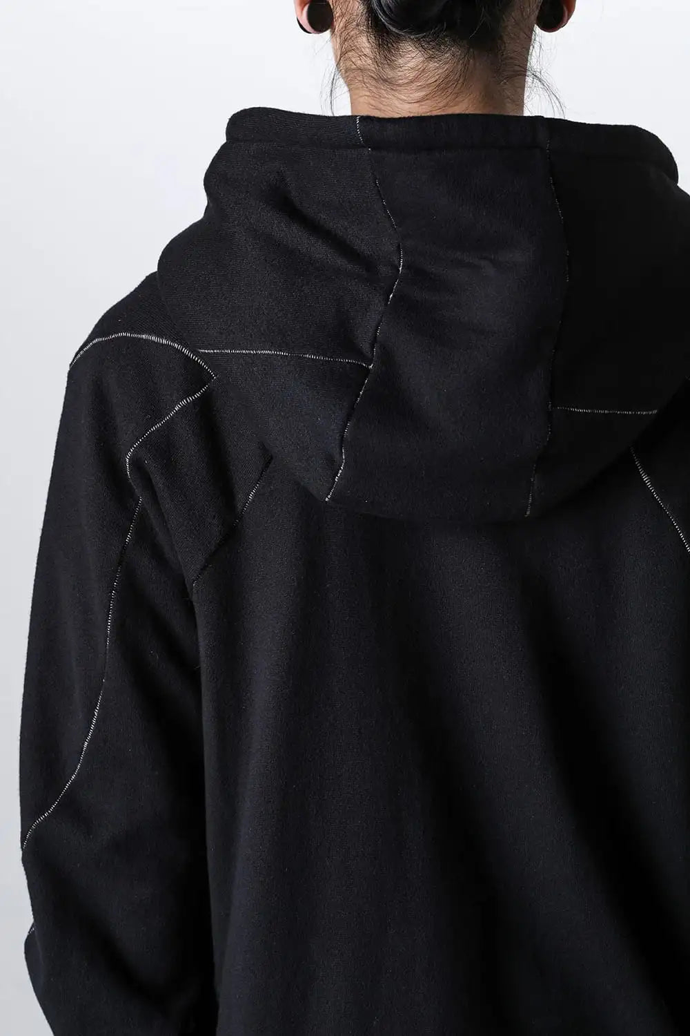 Untwisted Fleece-Lined Hooded Jacket