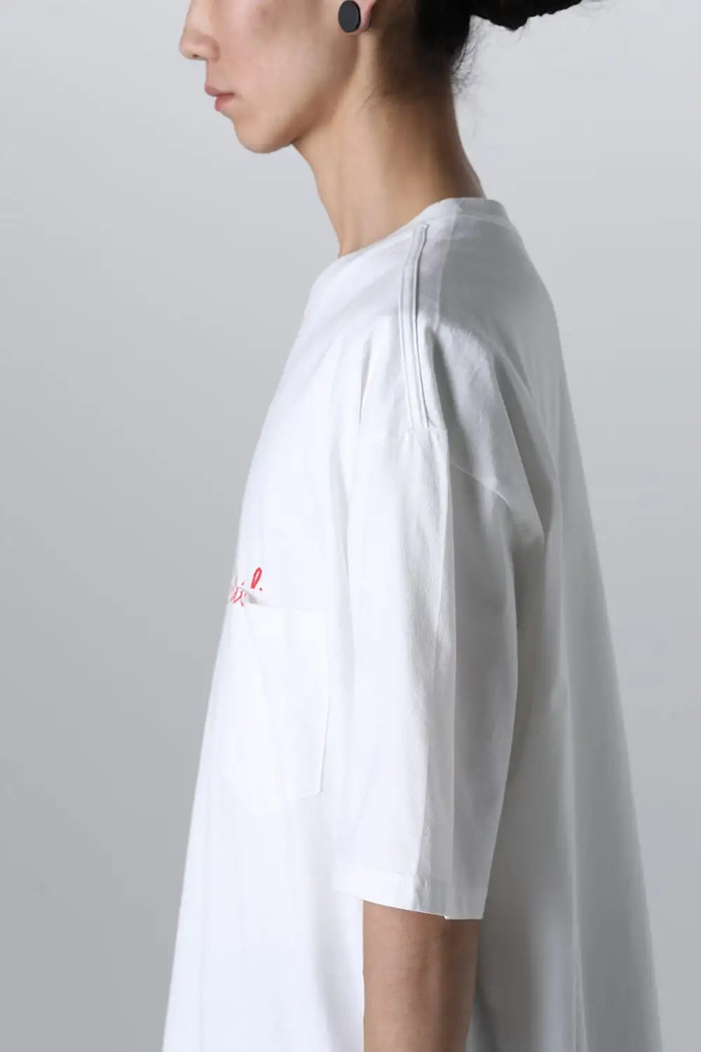 lonely souls. (oversized s/s pocket tee) White