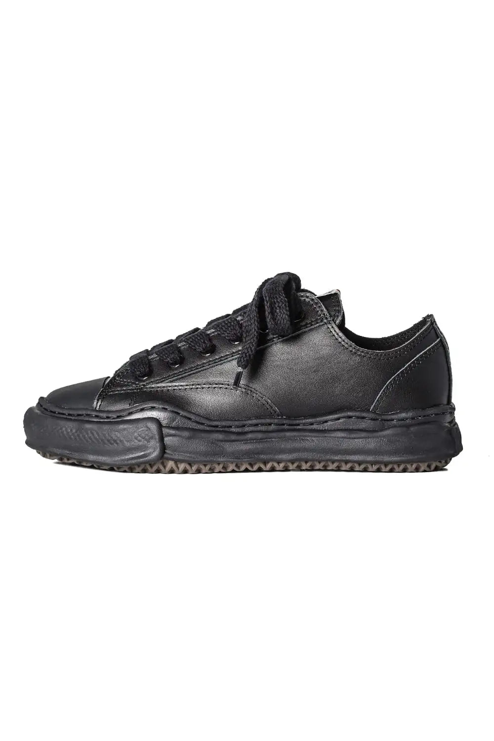 PETERSON Leather Low-Cut sneaker Black / Black