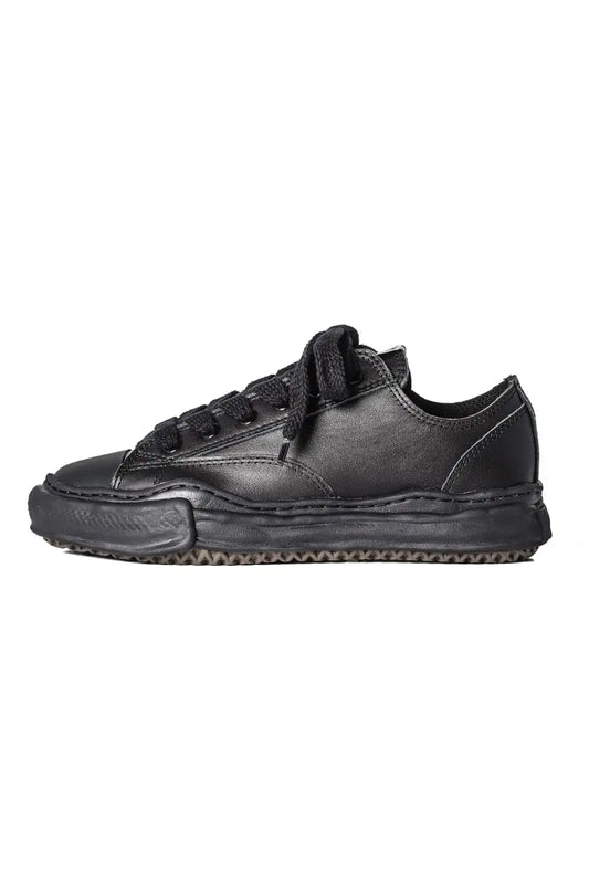 PETERSON Leather Low-Cut sneaker Black / Black