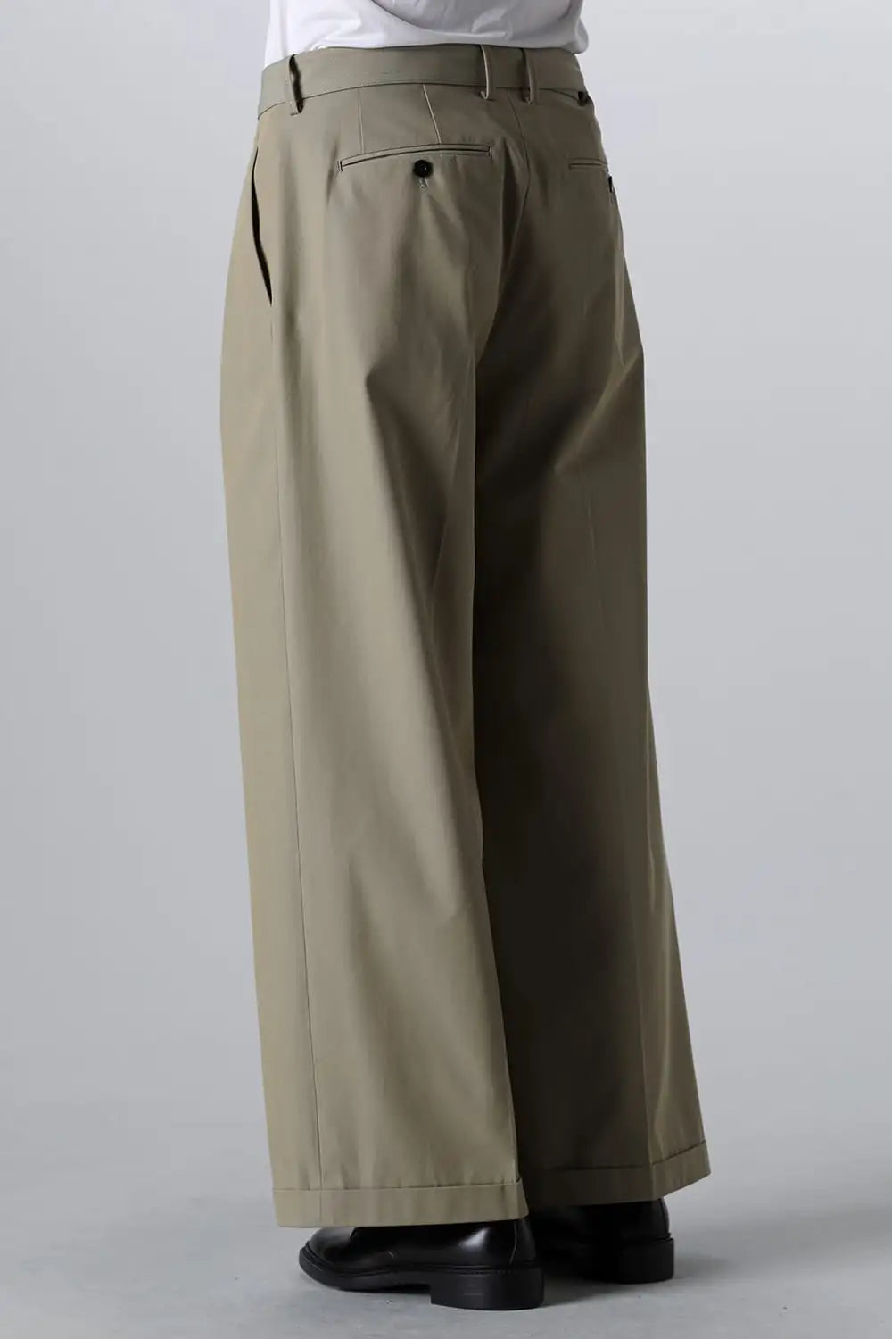 Belted Buggy Trousers  Khaki