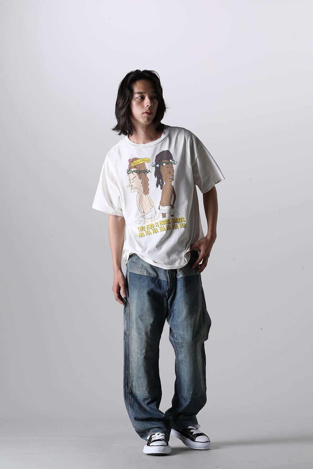 DENIM TEARS × ©SAINT M×××××× HLY&VIRTS Short sleeve T-shirt