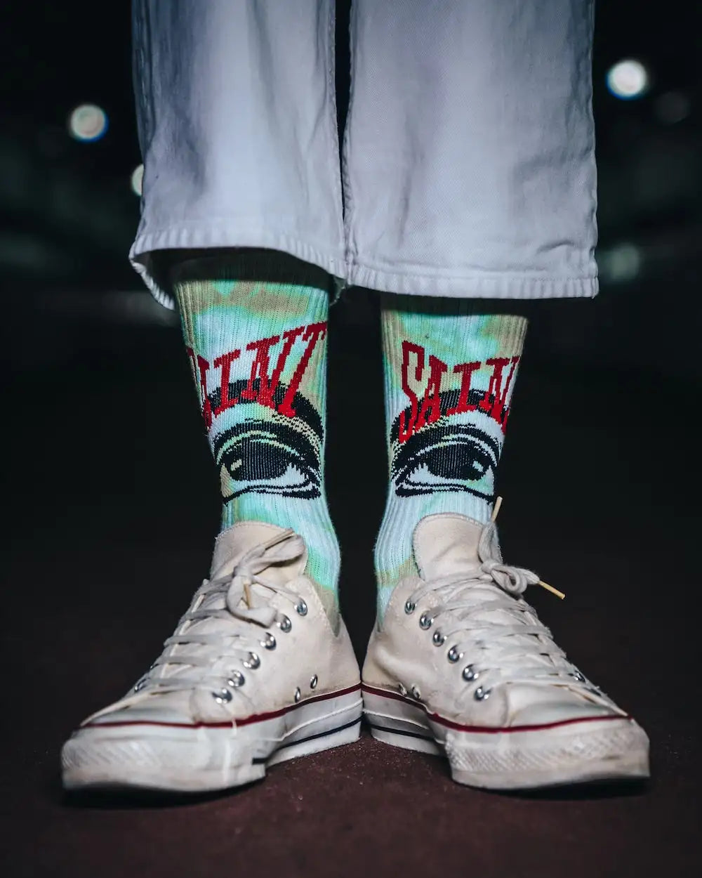 EYE Socks Tie Dye Green
