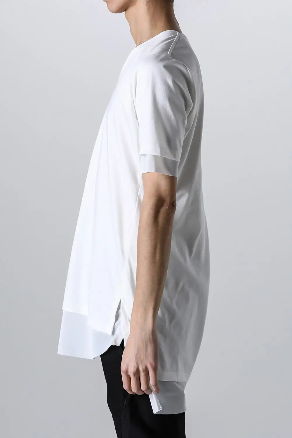 レイヤードTシャツ ホワイト