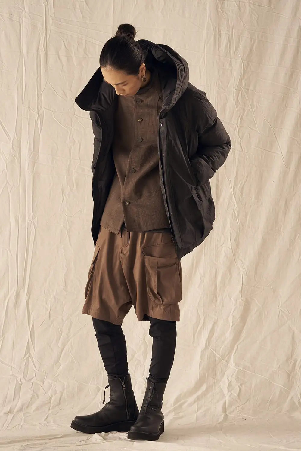 ダウンジャケット シンク コットン / ナイロン