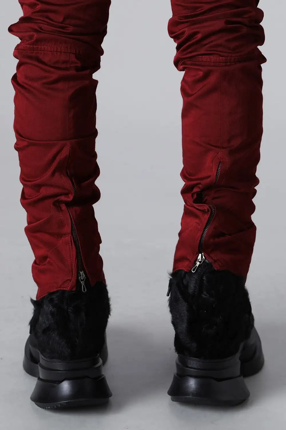 Tactical Skinny Pants  Red