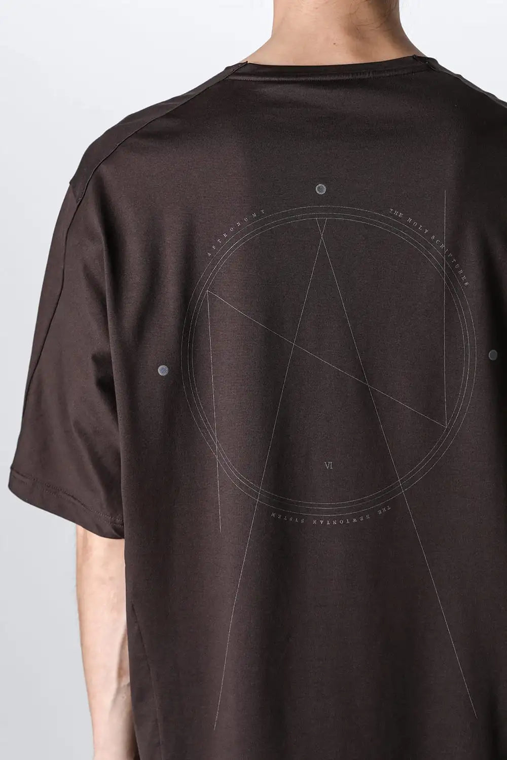 Short sleeve astronomy print C Brown