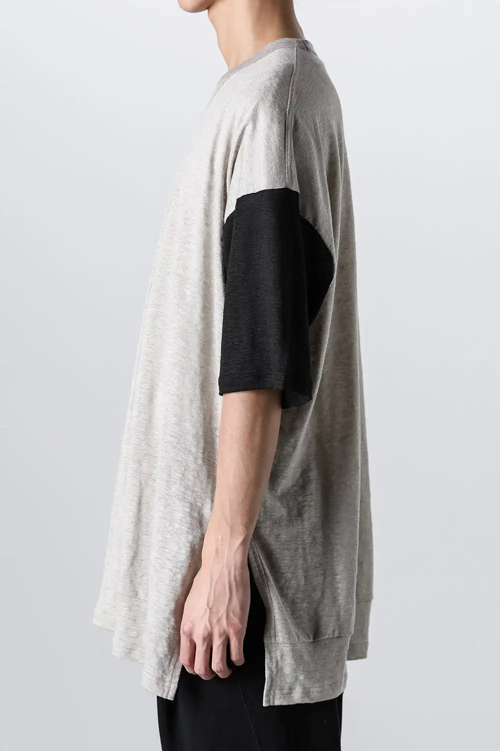 Layered Short Sleeve Reversible T-shirt