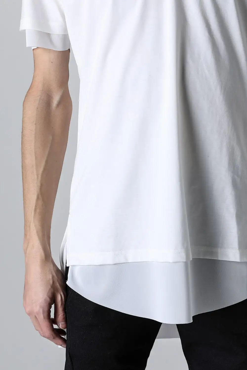 レイヤードTシャツ ホワイト