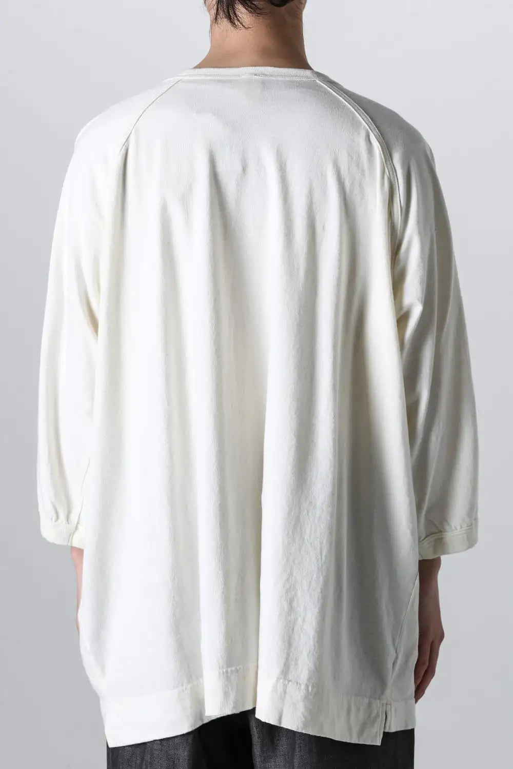 3/4SLEEVE HENLEY Cotton Hemp Jersey KINARI