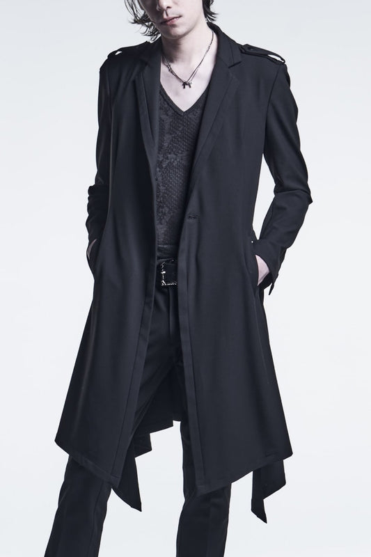 Triming Flare Jacket Black