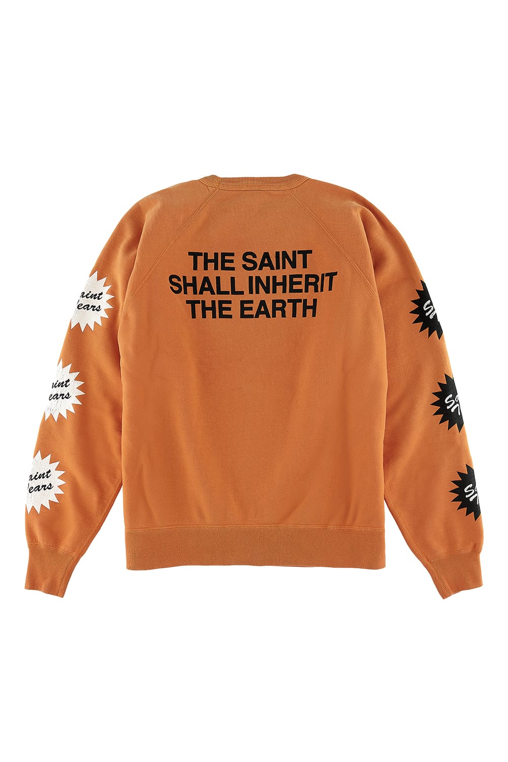 DENIM TEARS × ©SAINT M×××××× "SAINT TEARS" MILK PACK Raglan sleeve Sweat shirt