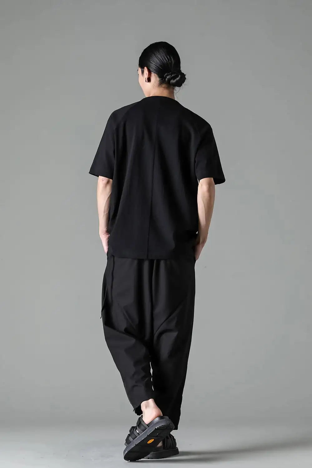 Short sleeve cotton jersey Black