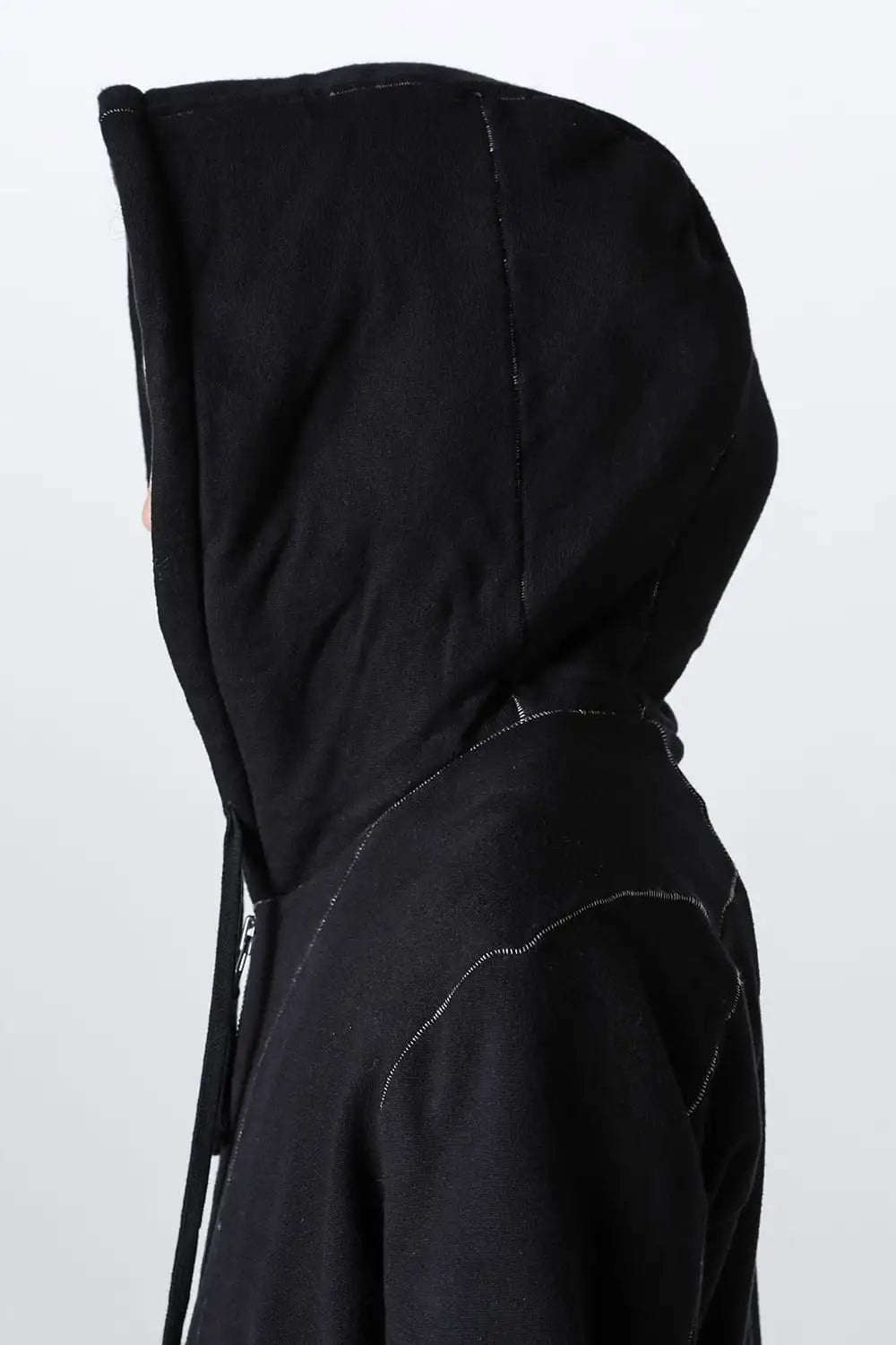 Untwisted Fleece-Lined Hooded Jacket