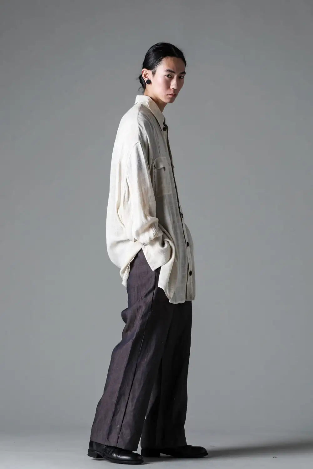 Hand Dyed DB Pocket Oversized Shirt