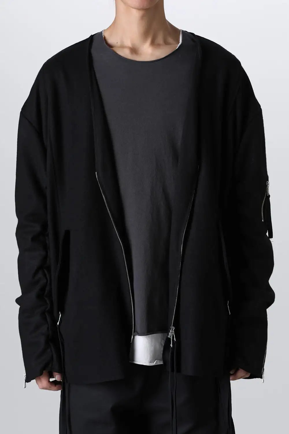 V-Neck Bomber Jacket