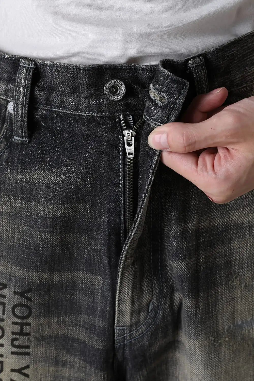 NEIGHBORHOOD x Yohji Yamamoto Denim Pants Black