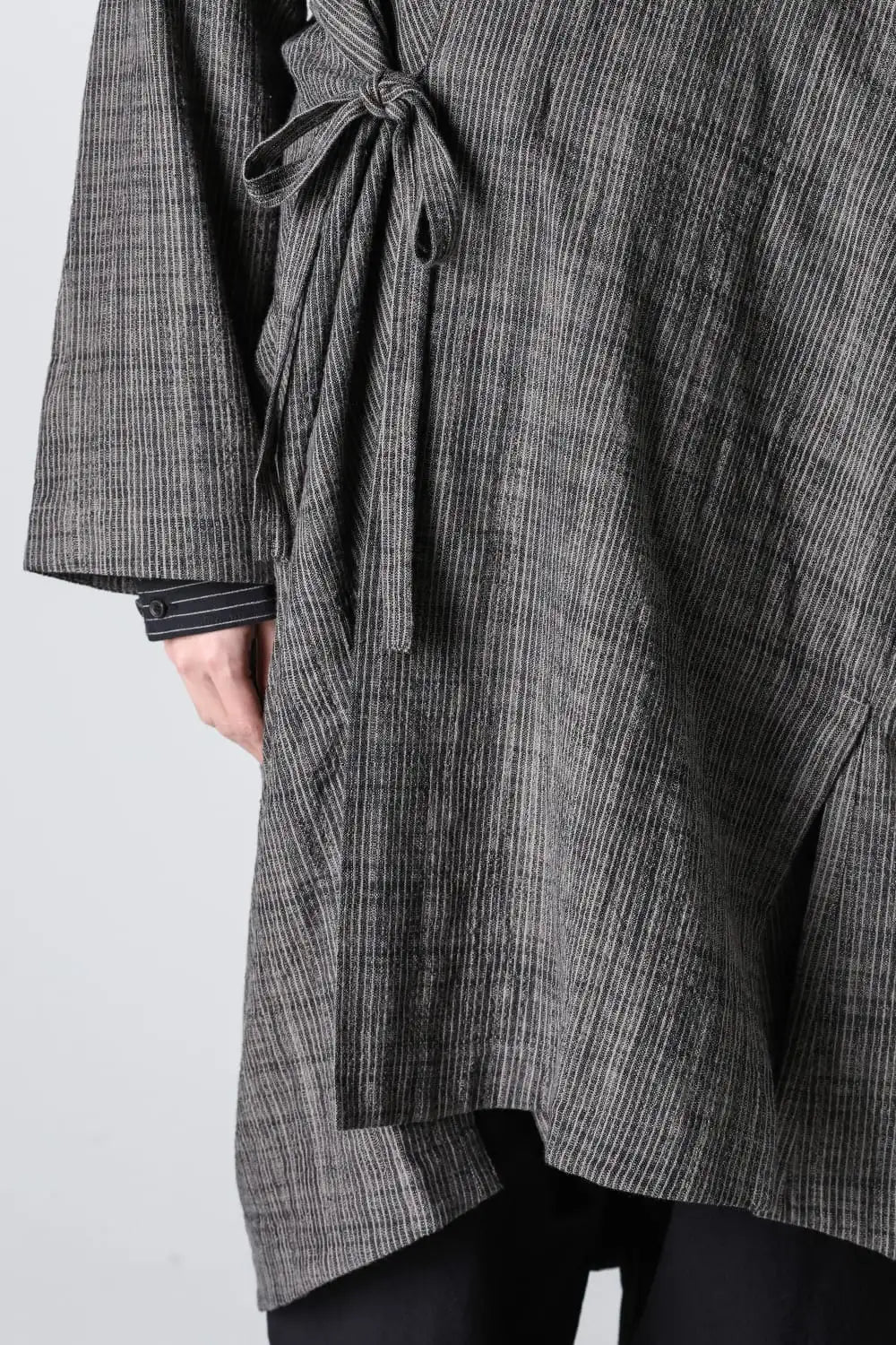 KIMONO#14 Cotton Cloth Vintage Striped