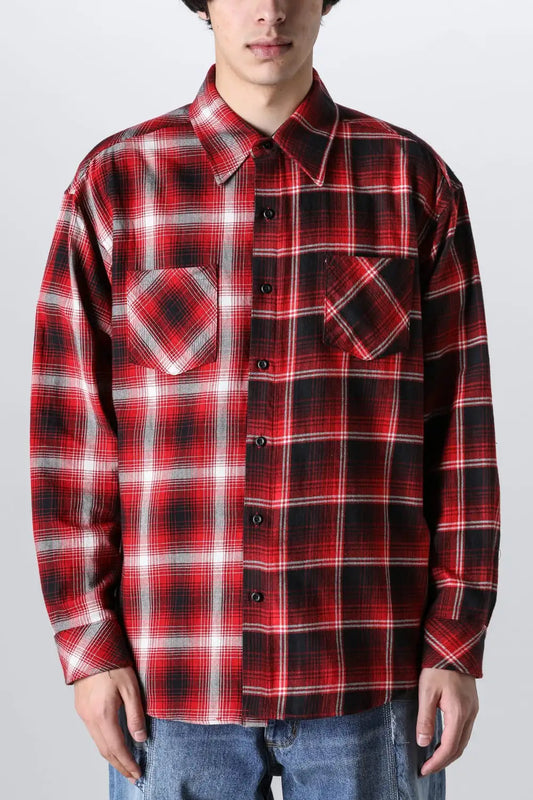 ドッキングシャツ レッド