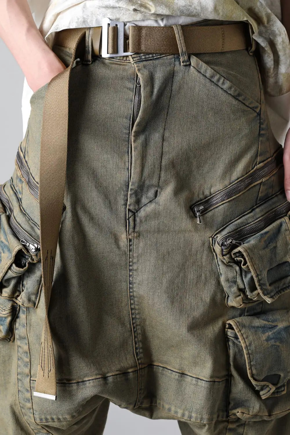 Nylon Tape Belt Umber