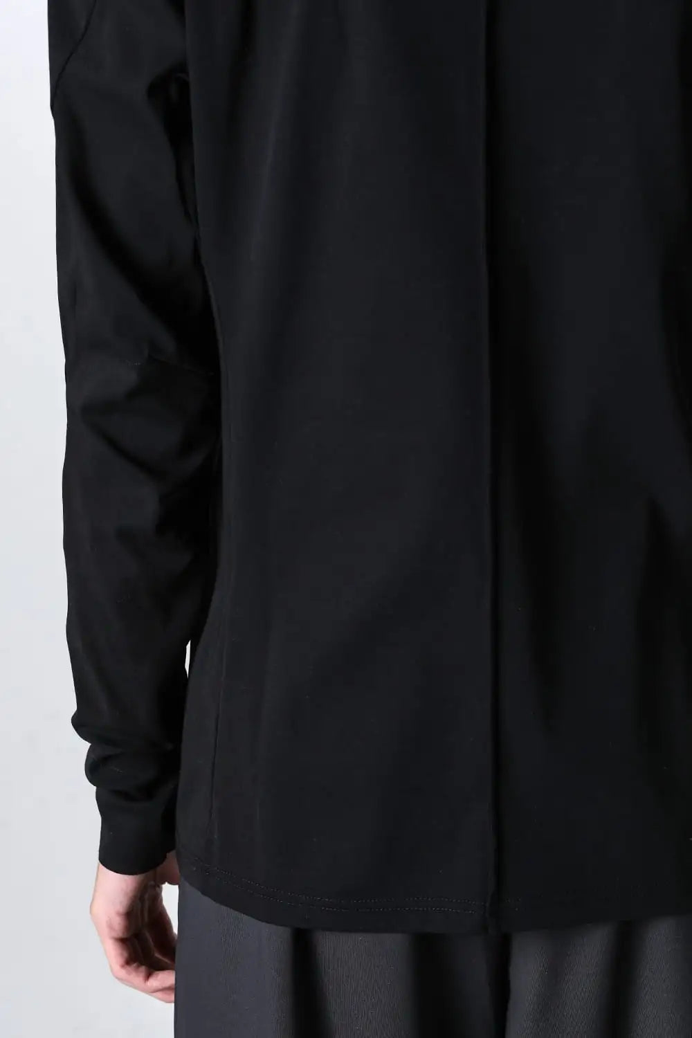 ロングスリーブハイゲージジャージー Black