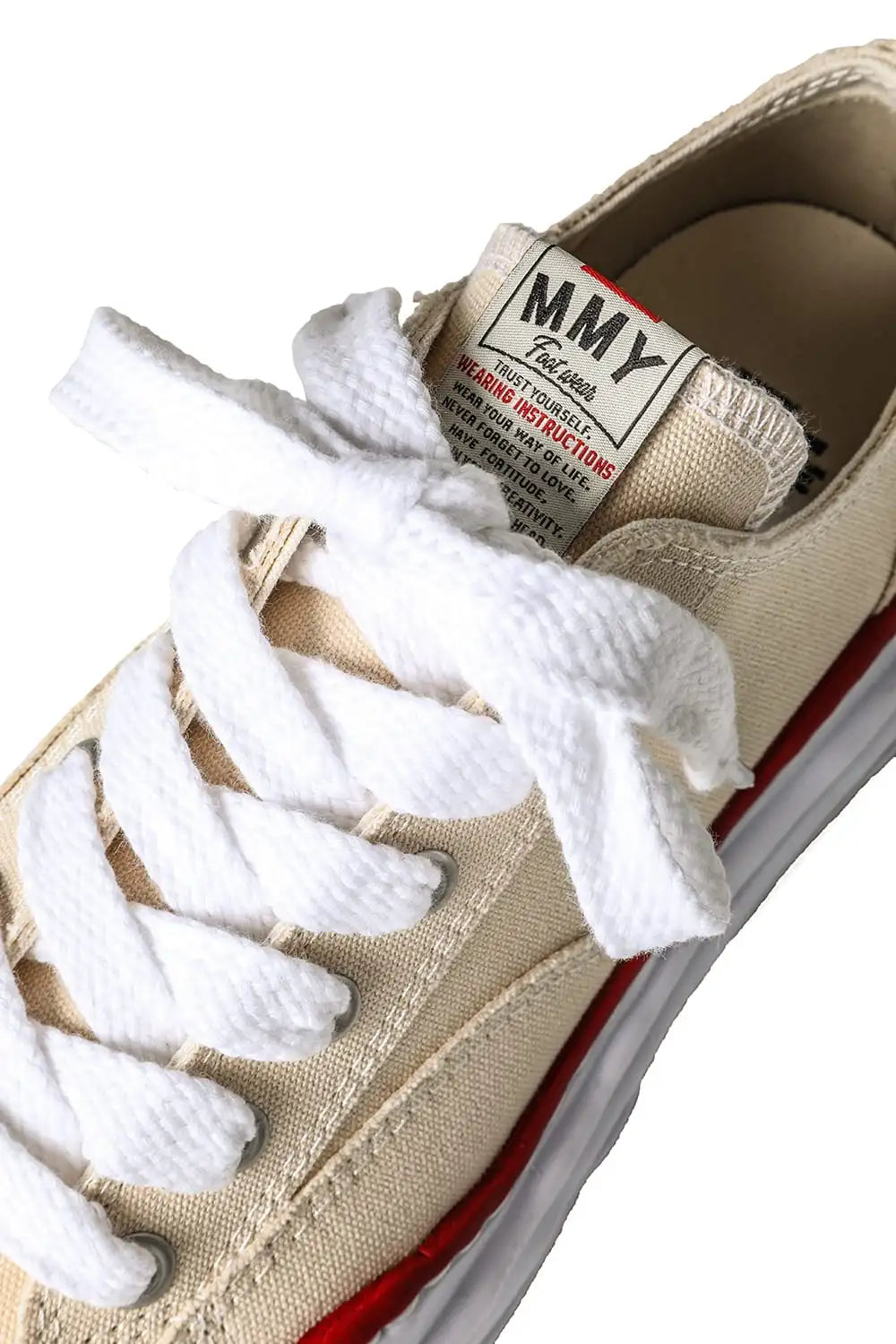 PETERSON Original sole canvas Lowcut sneaker Natural