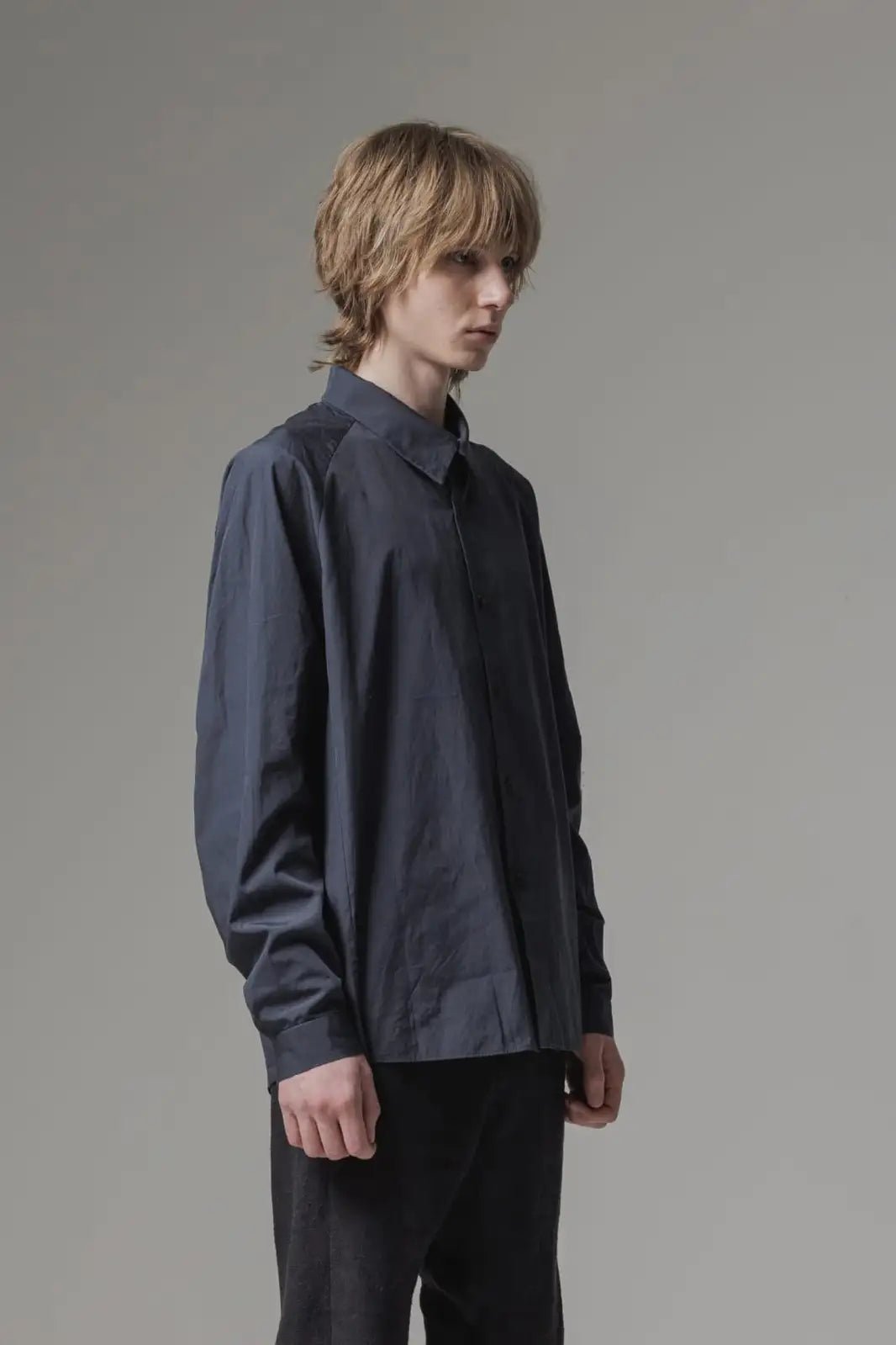 Shirt 120/2 cotton Blue Gray