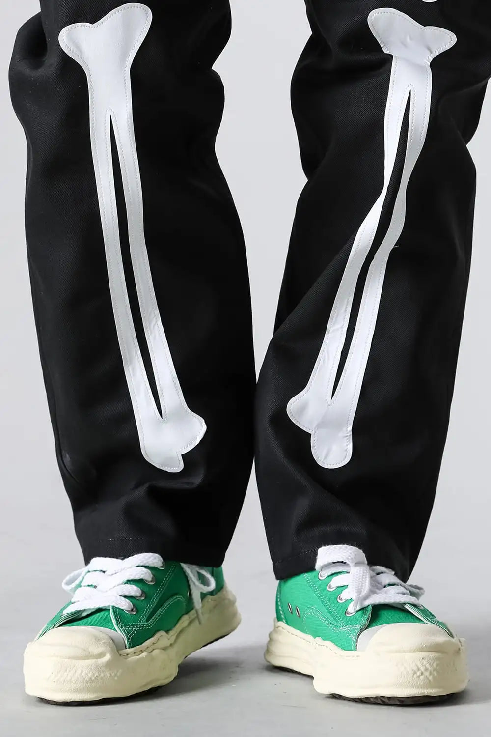 HANK- Original sole sneaker LOW Cut canvas Vintage like Sole Green