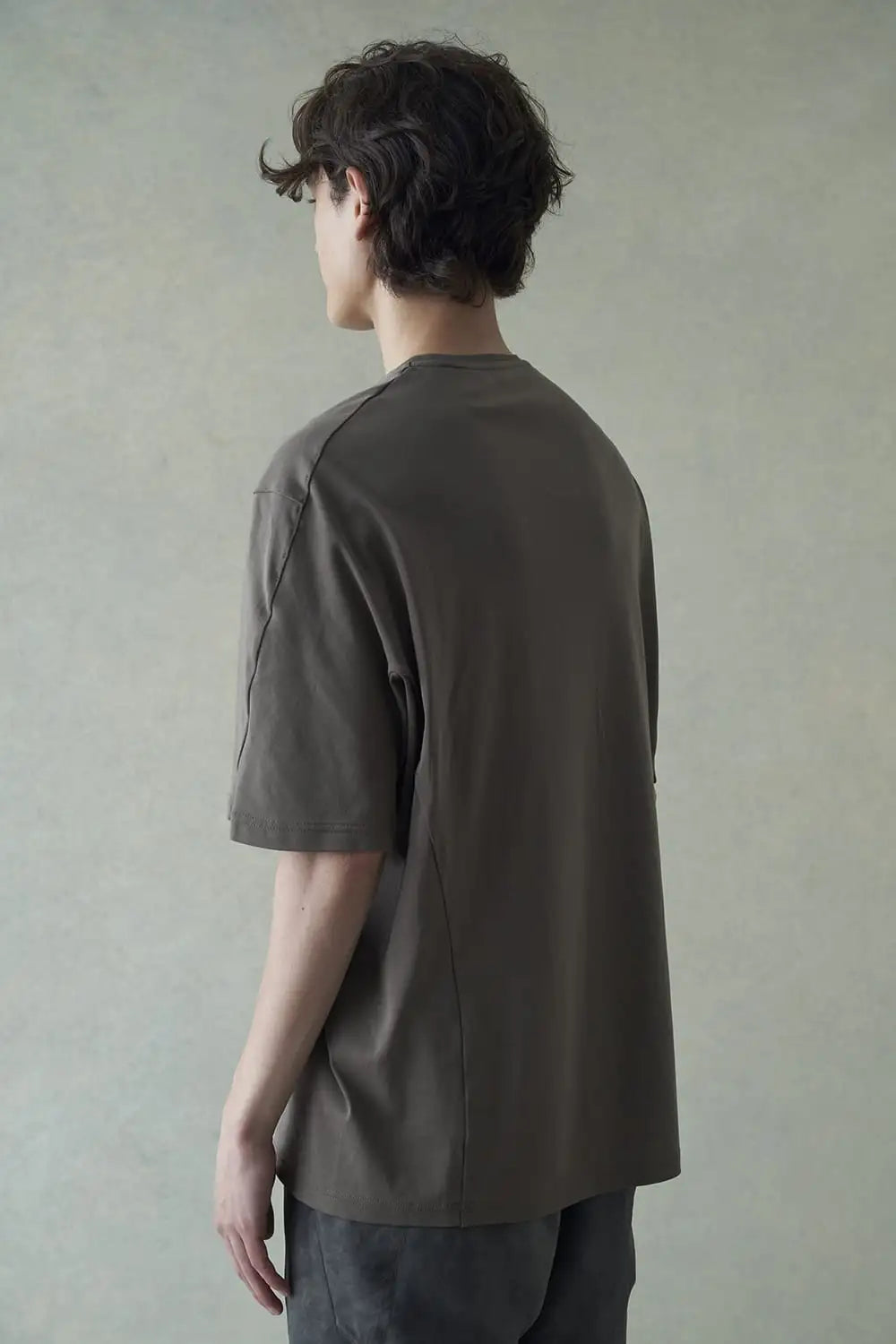 Short sleeve high gauge jersey Olive