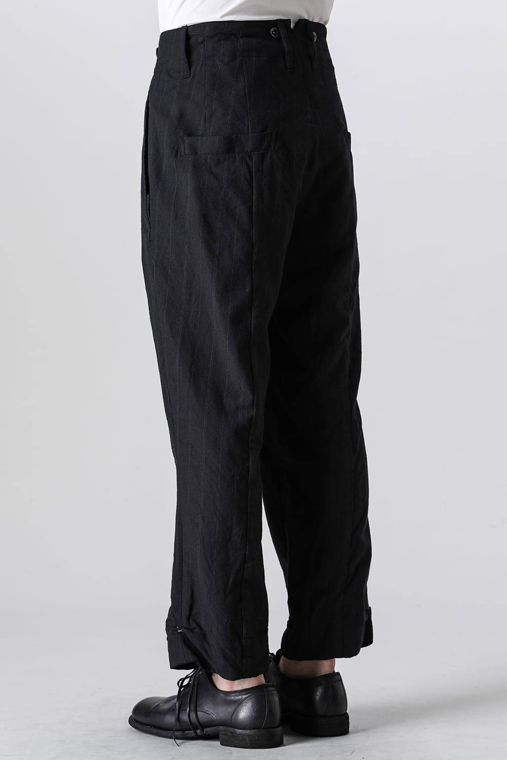 New Silhouette Trousers Stripe Serge Wool DRIFTER( ST ver.)