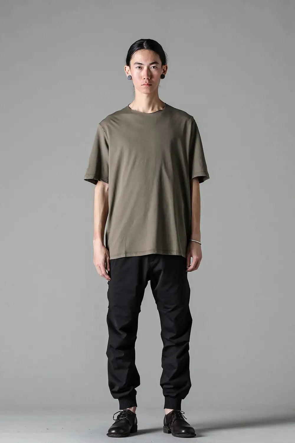 Short sleeve high twist jersey Olive