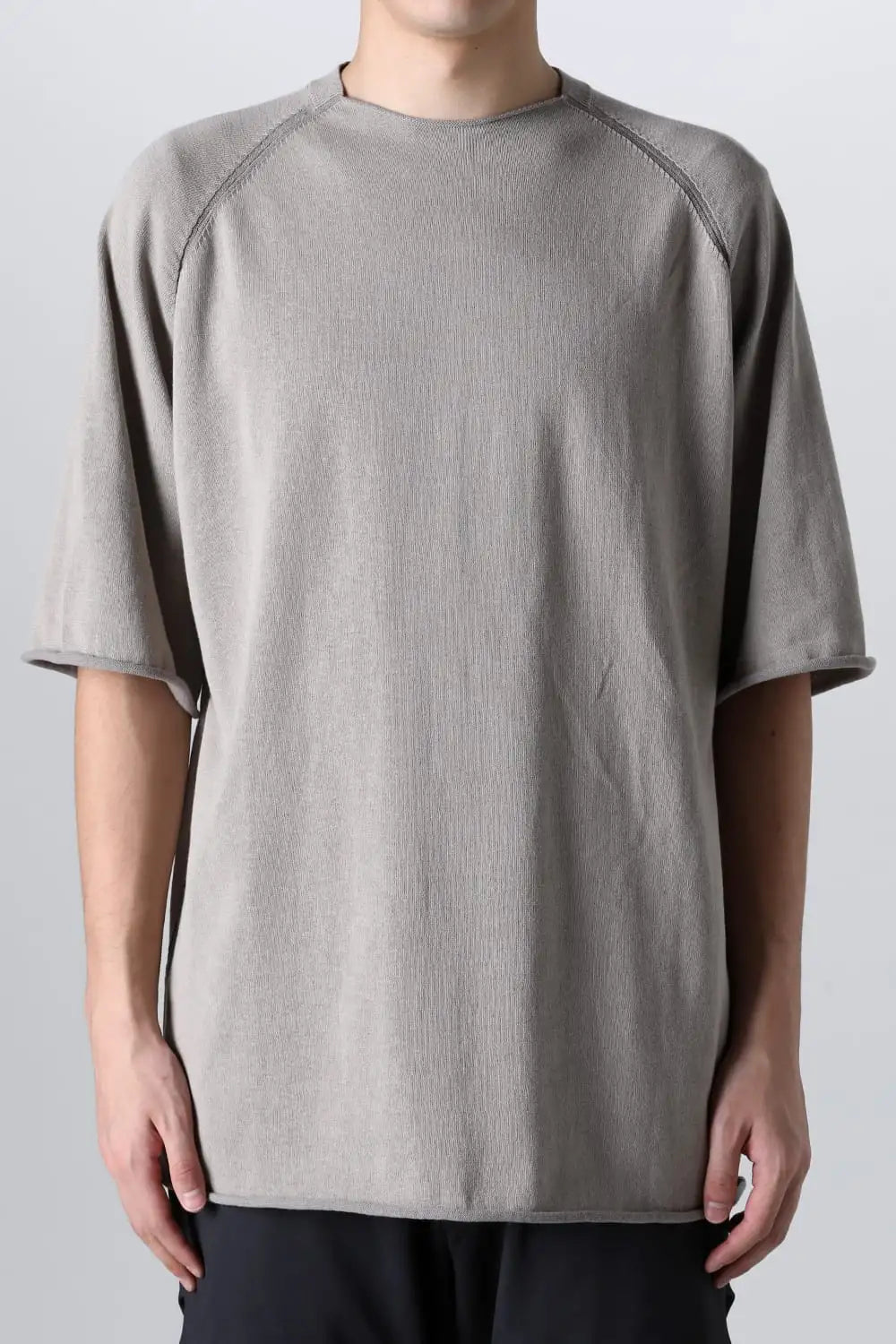 Short sleeve High twist cotton Light Gray