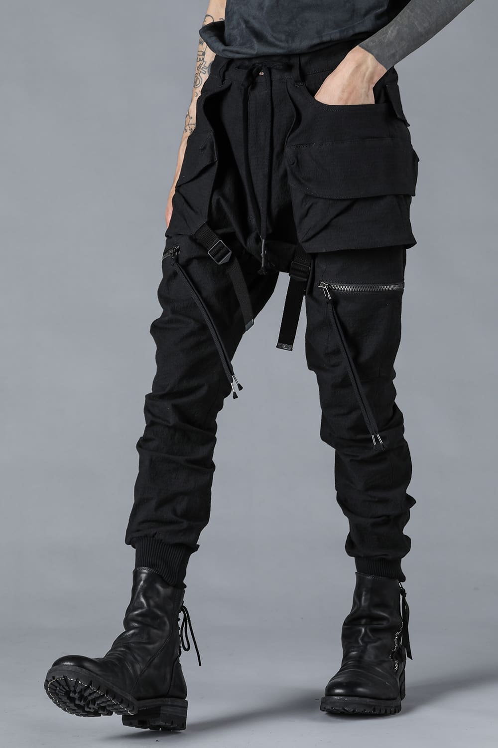 Cotton Stretch Ripstop Hanging Pocket Slim Jogger Pants