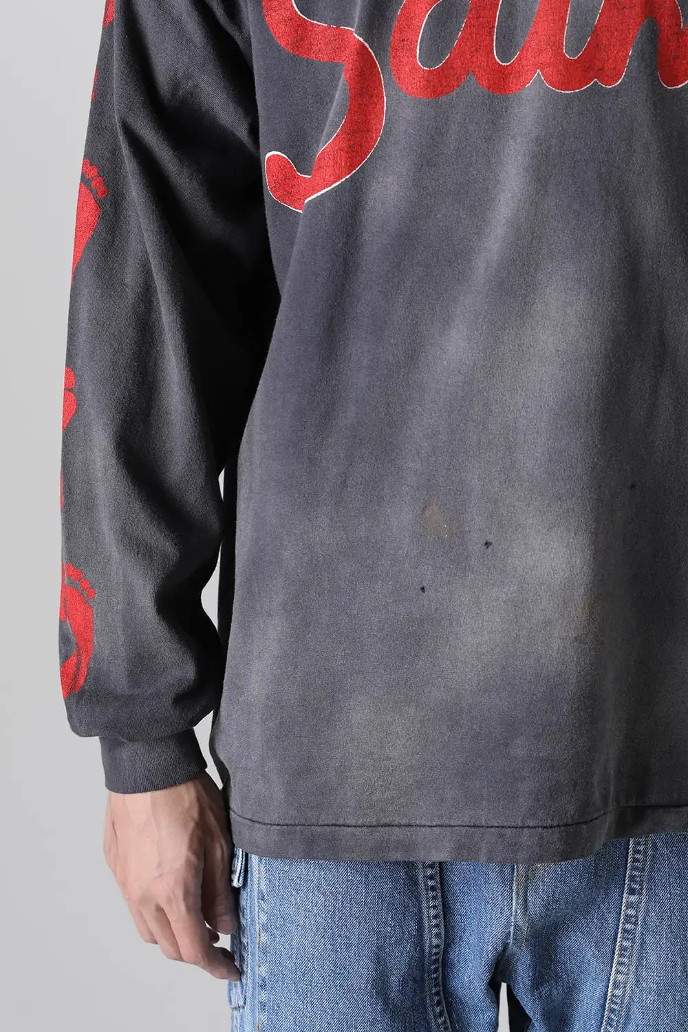 FOOT PRINT Long sleeve T-shirt