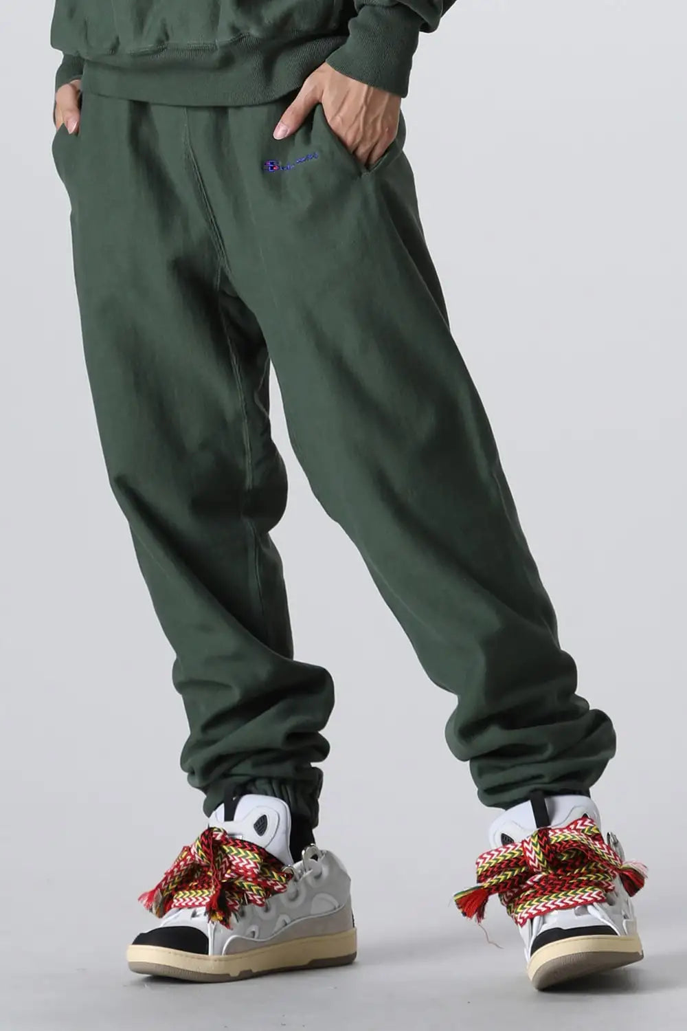 LOGO Sweat Pants Green