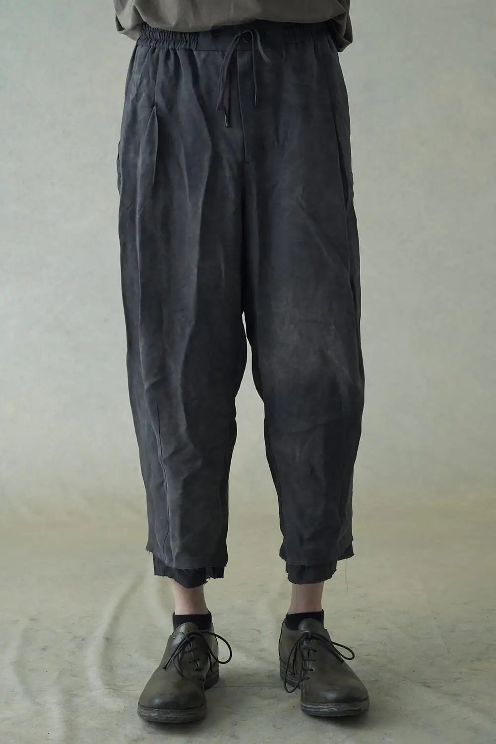 クロップドパンツ ハイツイストヴィスコース