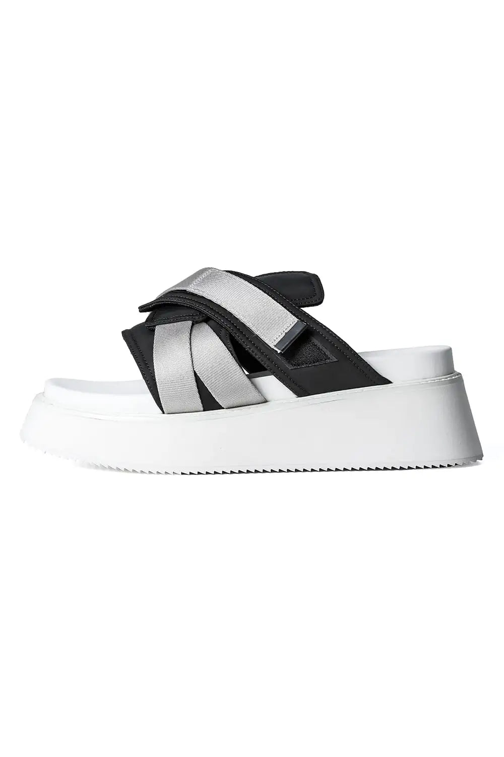 Velcro Sandal Black/White