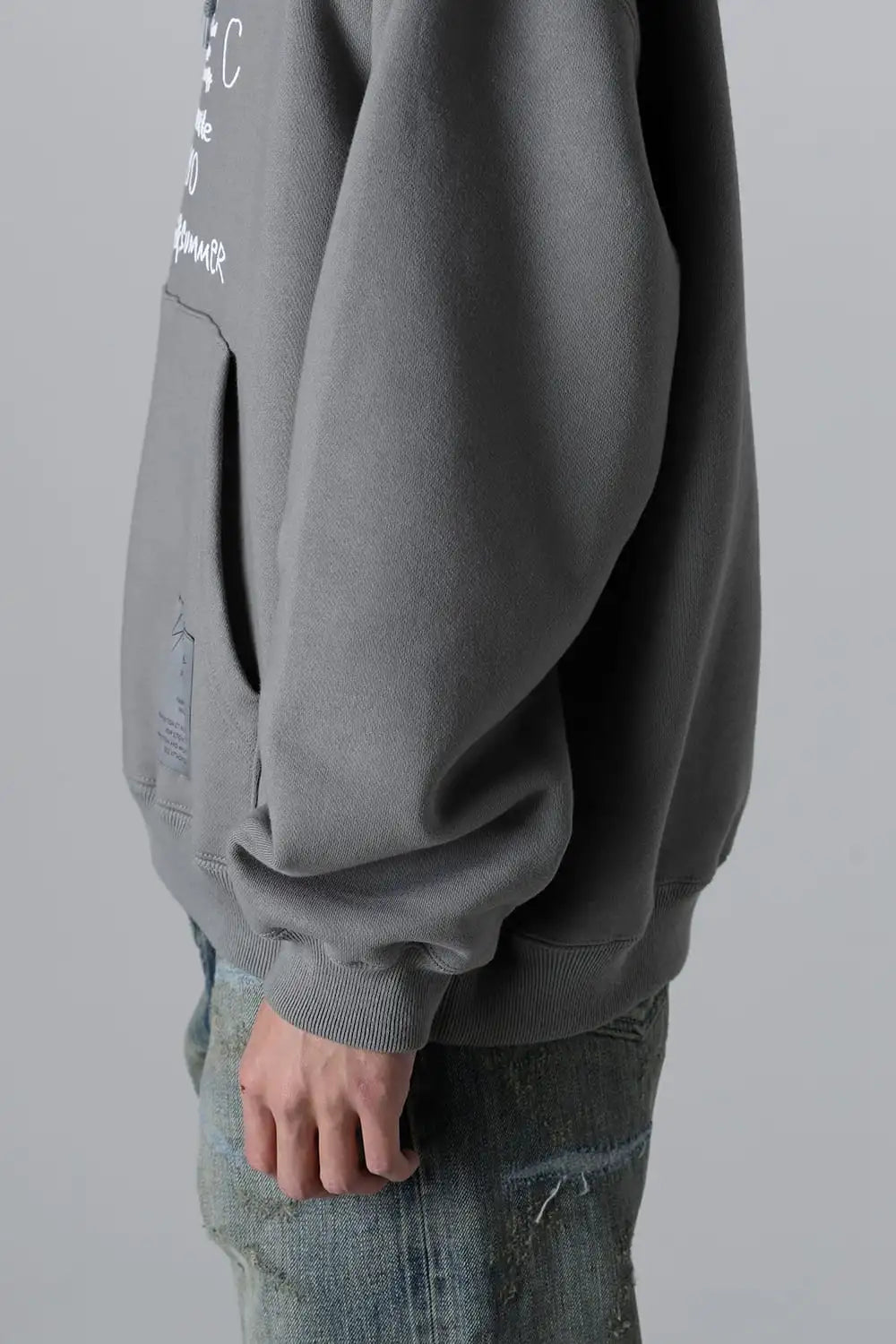 NEIGHBORHOOD × Yohji Yamamoto Pint Hoodie Gray