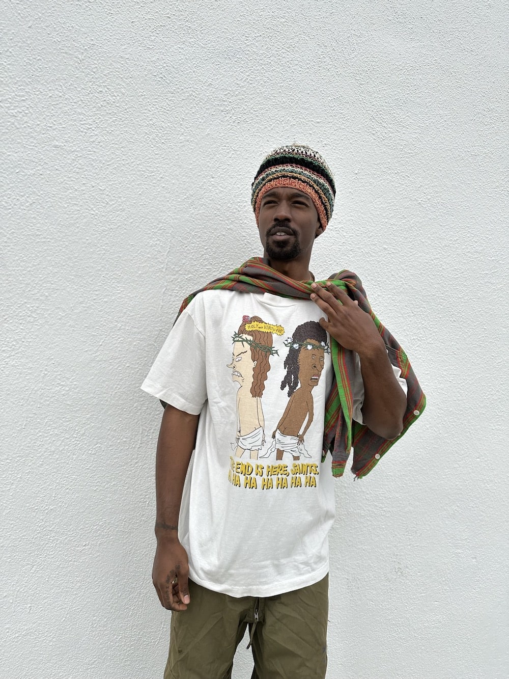 DENIM TEARS × ©SAINT M×××××× HLY&VIRTS Short sleeve T-shirt