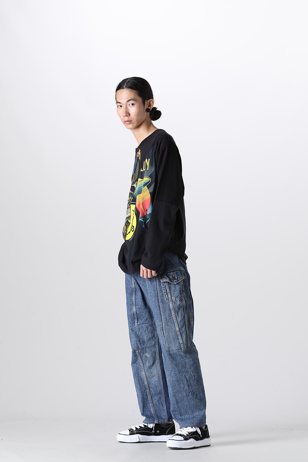 Denim Cargo Pants - L3