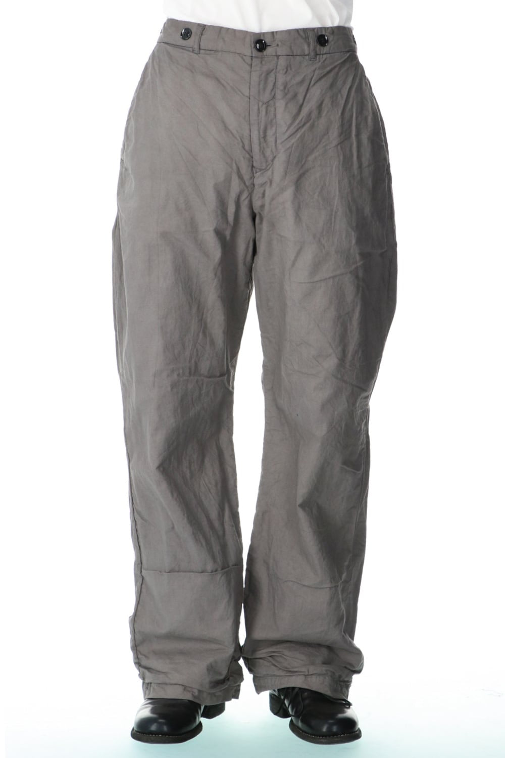 farmers trousers wide silhouette-Bark dye
