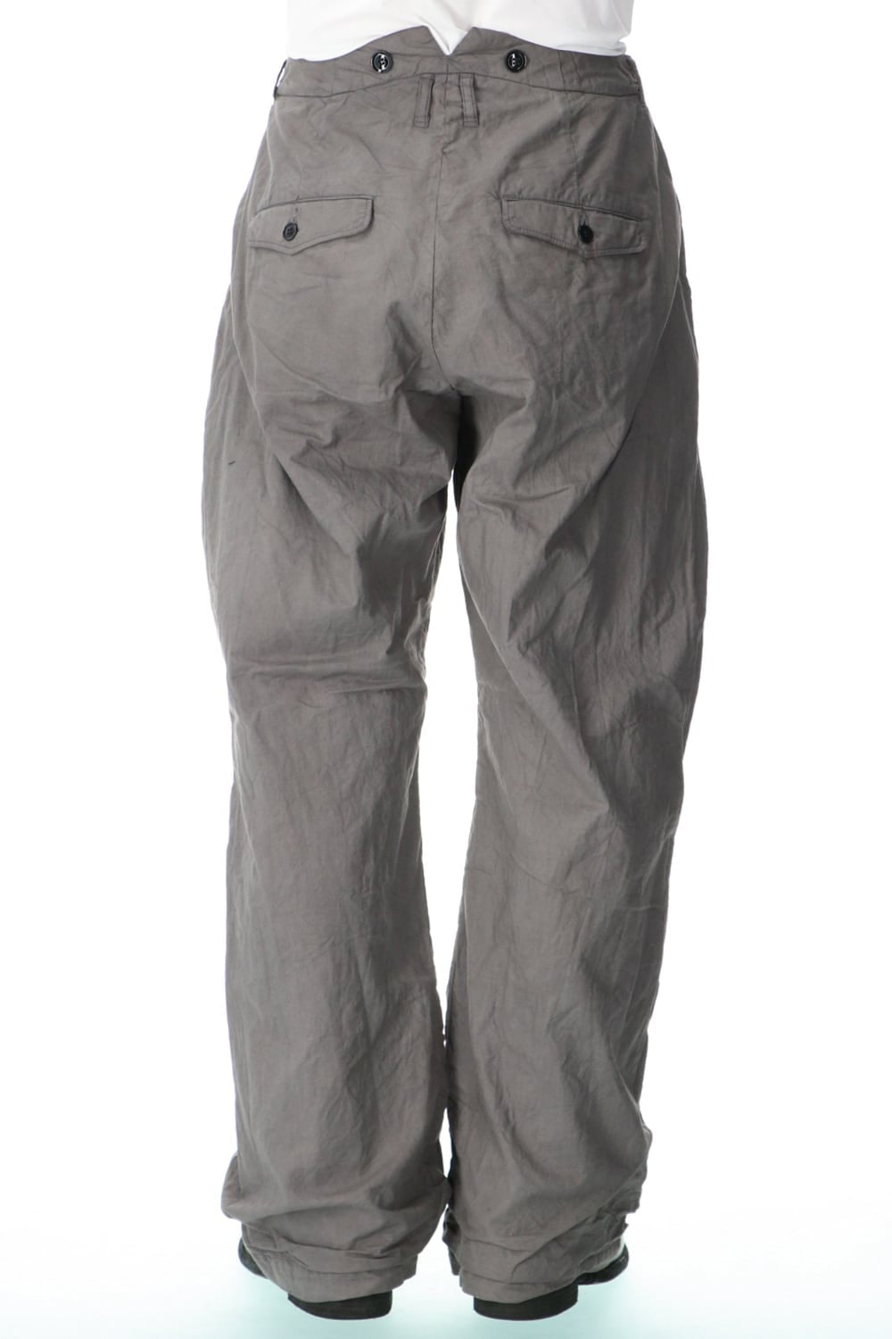 farmers trousers wide silhouette-Bark dye