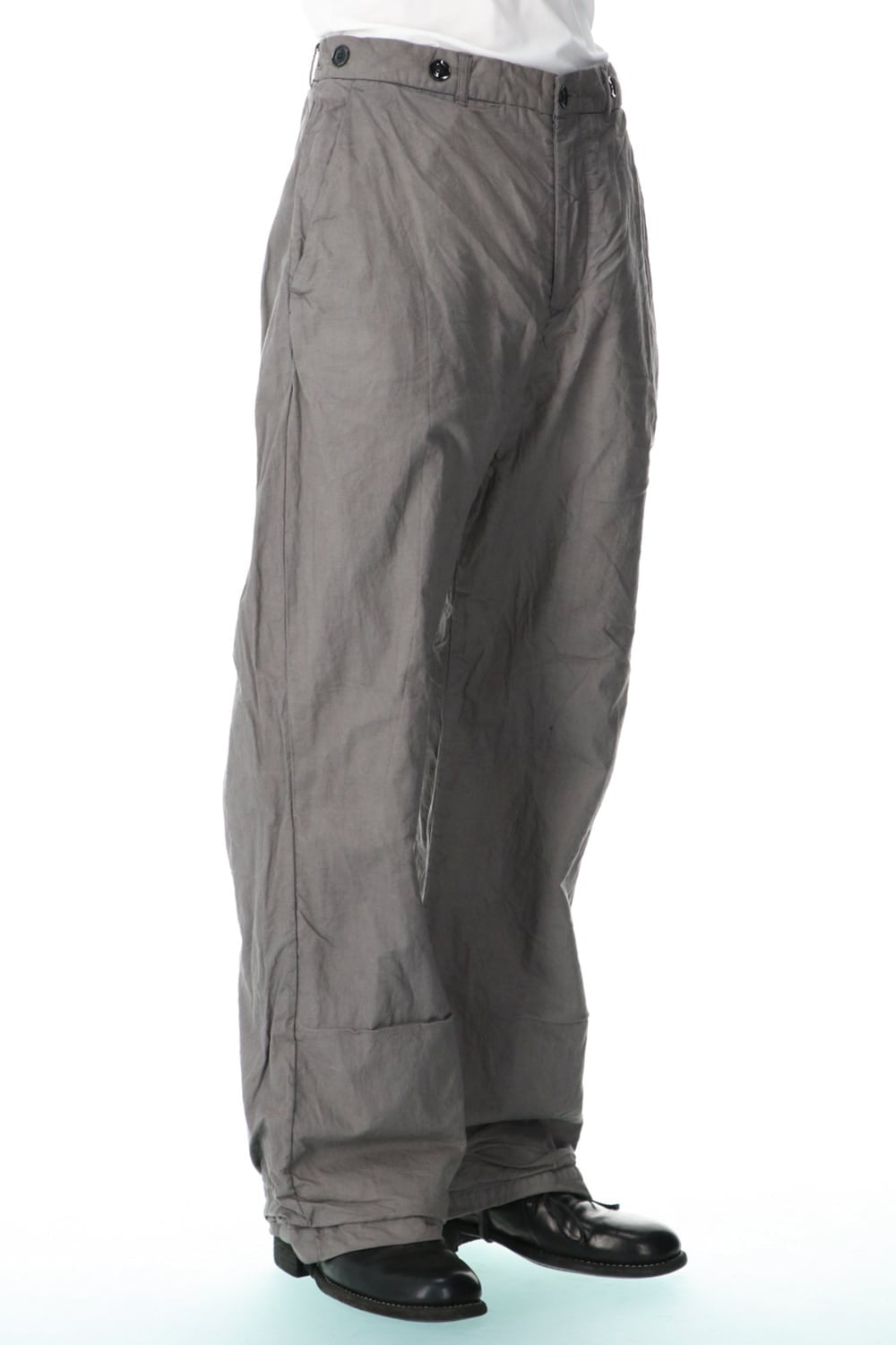 farmers trousers wide silhouette-Bark dye