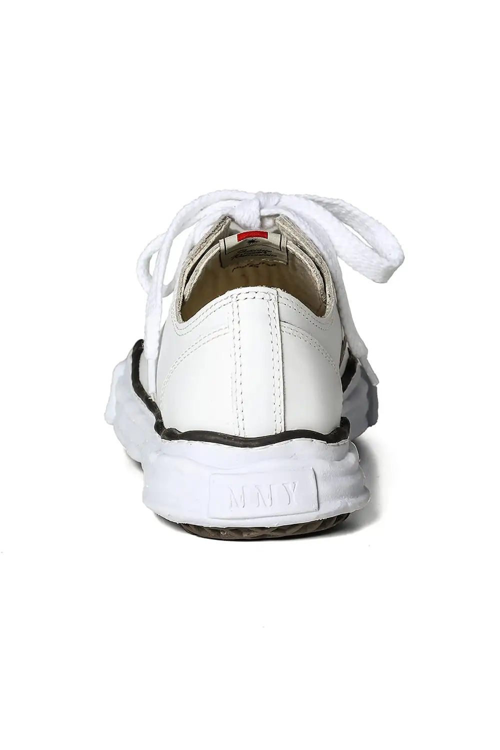 PETERSON leather low-top sneaker White