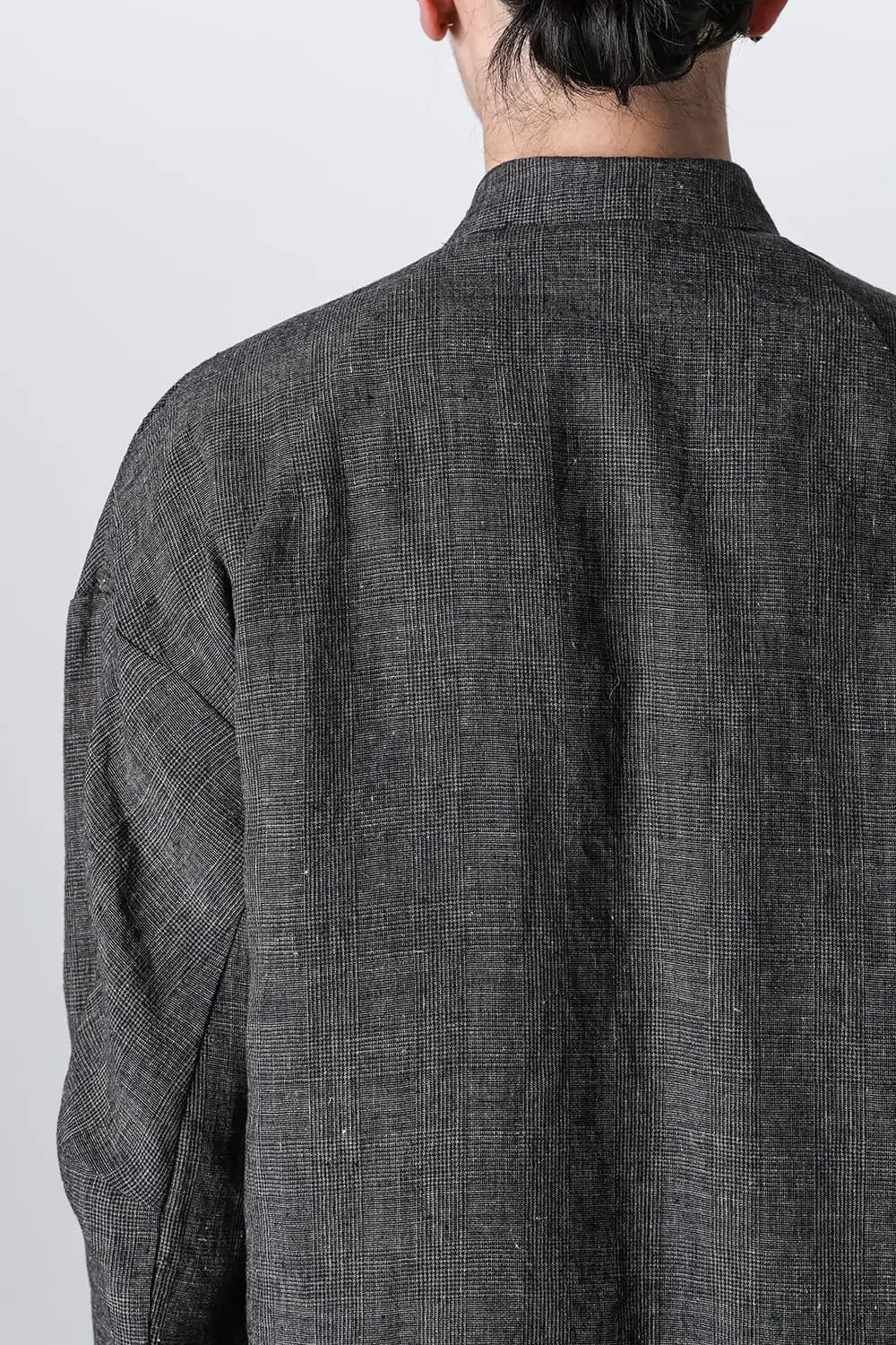 ジャケット リネン グレンチェック